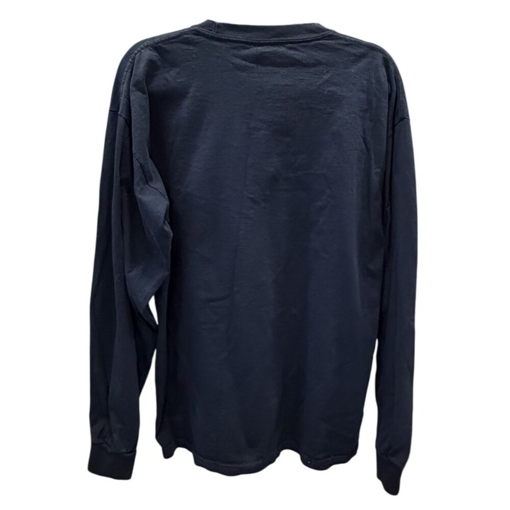 Wooden Spoon Survivor Navy Blue Long Sleeve Shirt XL 100% Cotton Mens - Picture 6 of 6